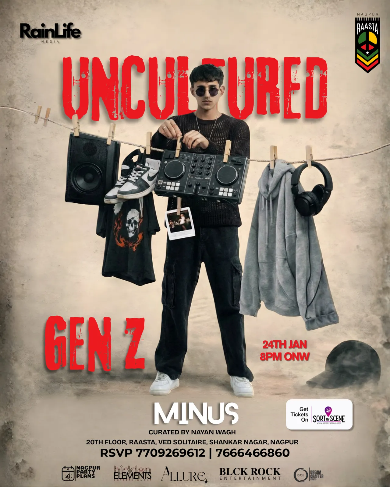 The Uncultured event poster