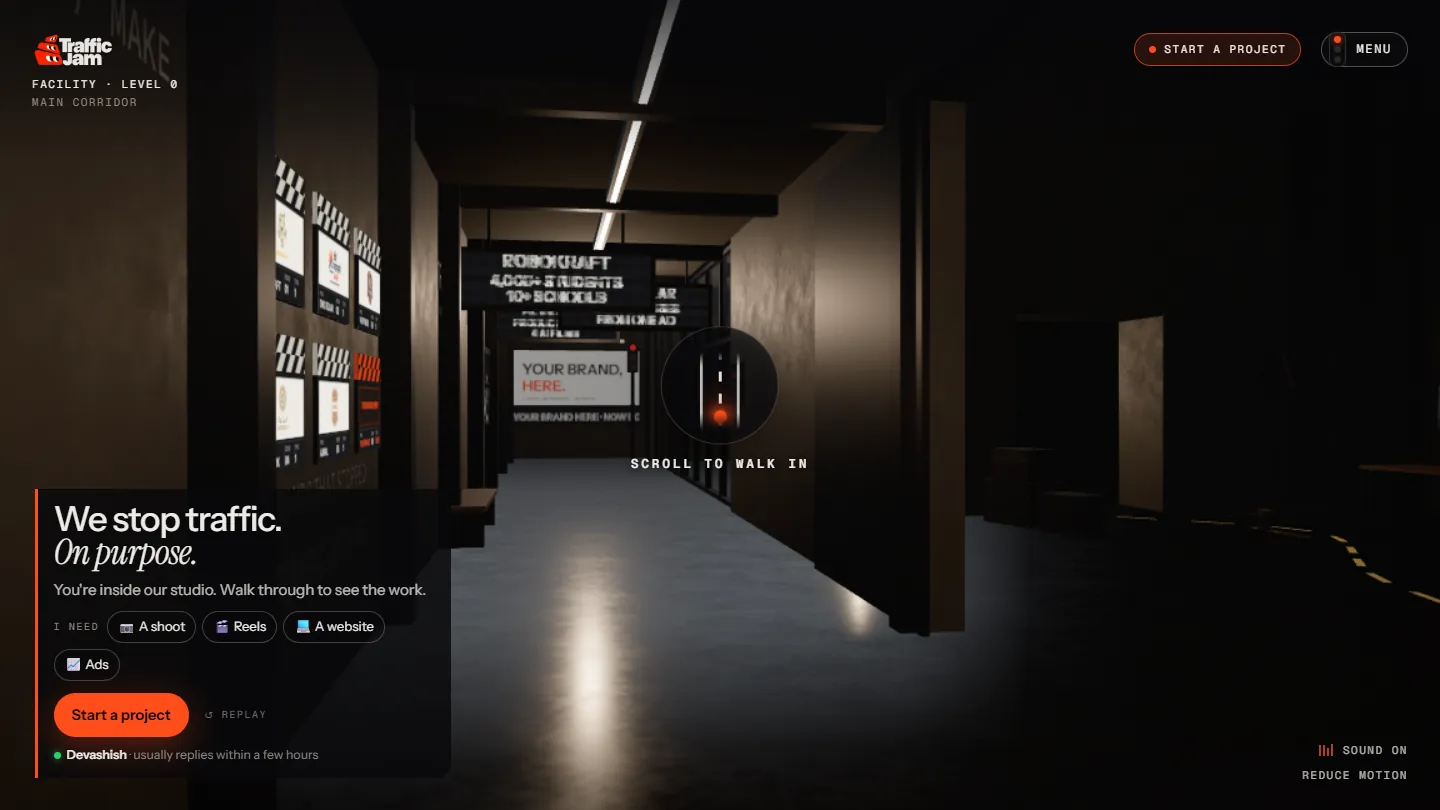 This website: the studio tour